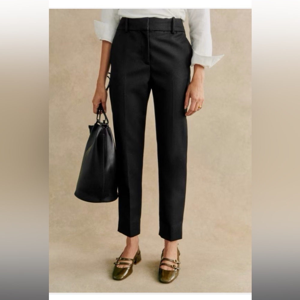 Sézane Black Gustavo Trouser Pants